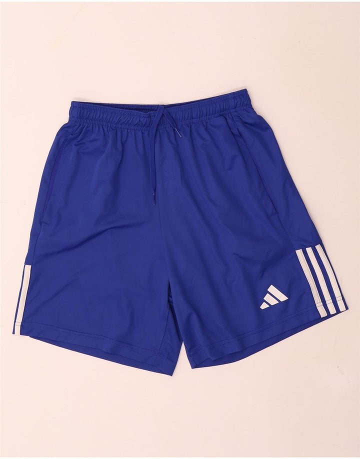 Pantaloncini sportivi Adidas Aeroready da uomo piccoli in poliestere blu