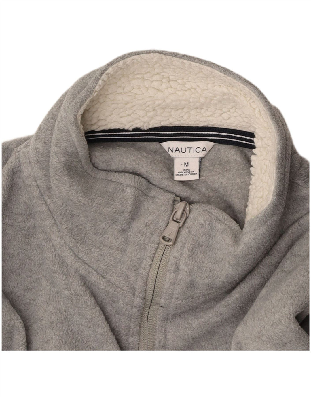 Giacca in pile da donna NAUTICA UK 14 Poliestere grigio medio