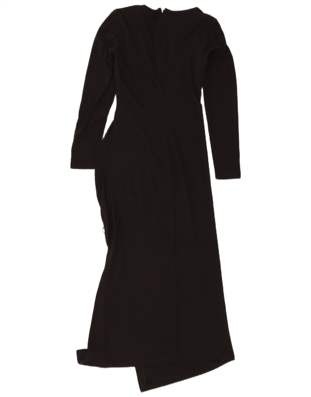 ZARA Womens Maxi Long Sleeve Bodycon Dress UK 12 Medium Black