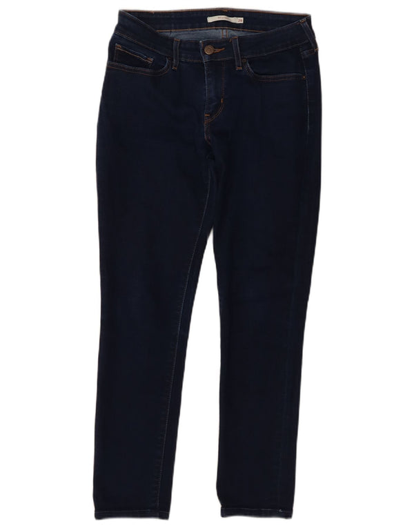 Jeans skinny Levi's da donna 711 W28 L26 cotone blu navy