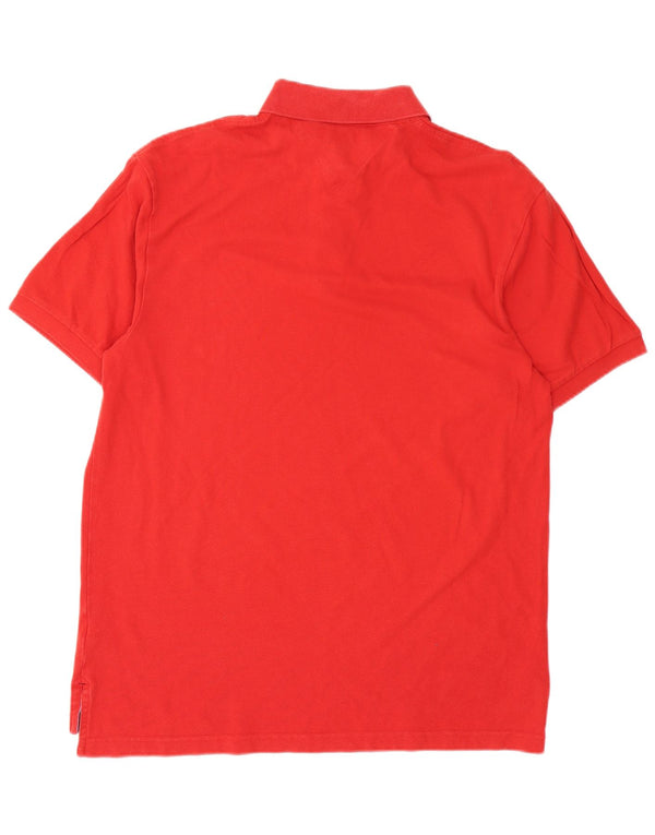 Polo da uomo Tommy Hilfiger grande rossa in cotone