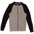 Giacca da ginnastica da uomo Zara piccola in cotone color block grigio