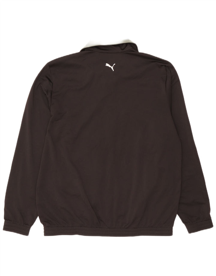 Giacca da tuta da uomo Puma XL Poliestere color block nero