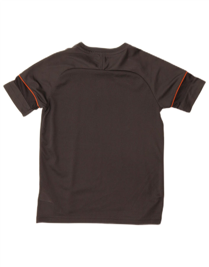 T-shirt da ragazzo Nike Dri Fit Top 10-11 anni in poliestere grigio medio