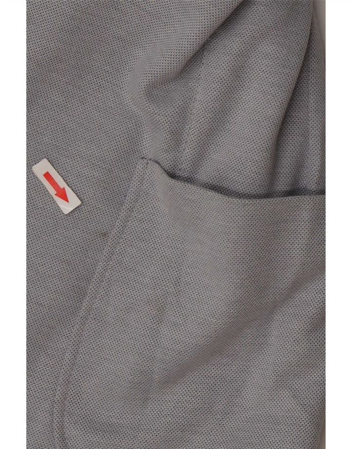 Giacca blazer da uomo a 2 bottoni Zara EU 52 grande poliestere color block grigio
