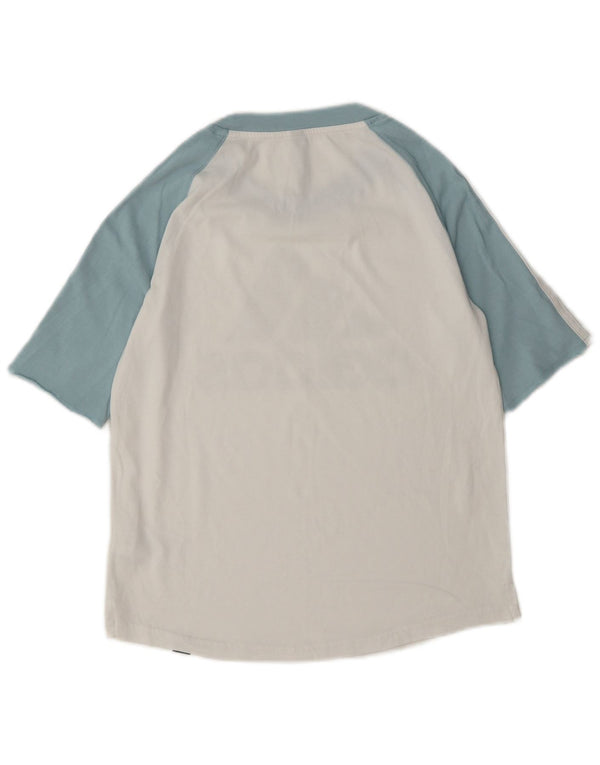 T-shirt grafica da donna Adidas Top UK 8/10 piccola in cotone bianco