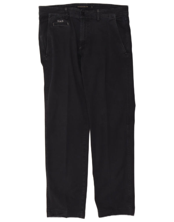 Pantaloni chino dritti da uomo Harmont & Blaine IT 52 XL W38 L30 Blu navy
