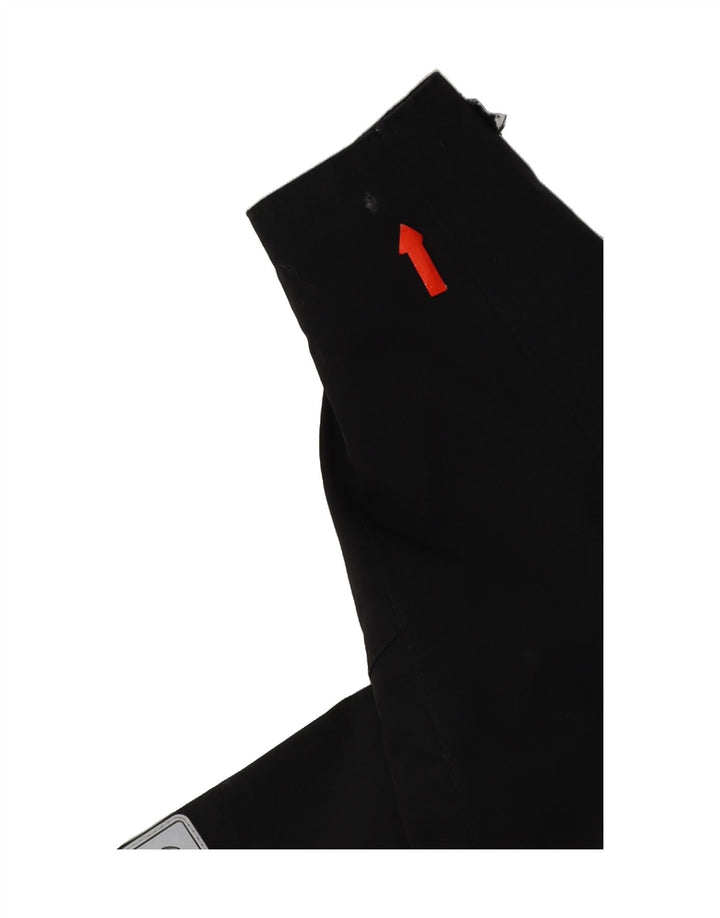 JACK WILLS Womens Hooded Windbreaker Jacket UK 16 Large Black Polyester Vintage Jack Wills and Second-Hand Jack Wills from Messina Hembry 