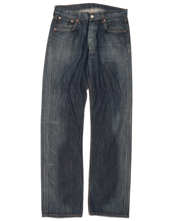 Jeans dritti Levi's 501 da donna W34 L36 cotone blu