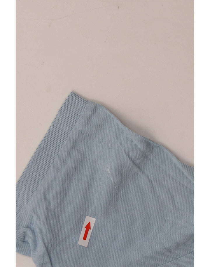 Polo Kappa Uomo Large Blu In Cotone