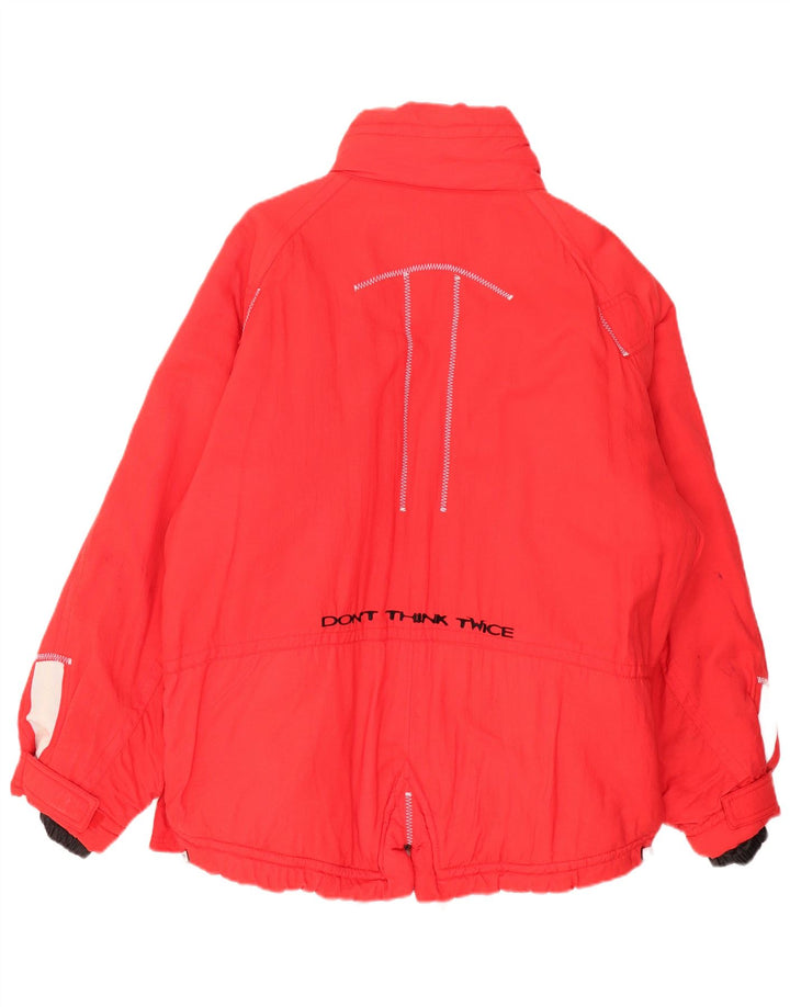 Giacca da sci grafica da uomo Nordica UK 40 Large rossa in poliammide
