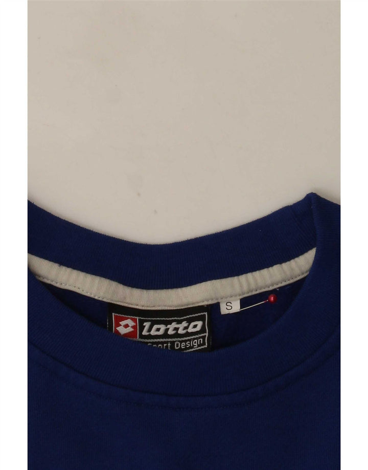 Felpa grafica da uomo Lotto Maglione piccolo blu