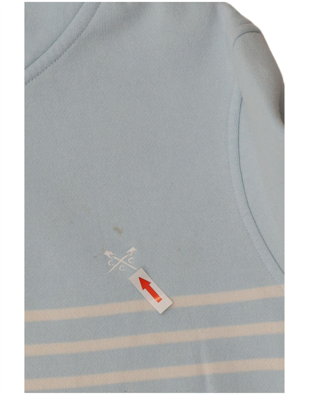Crew Clothing Felpa da donna Maglione UK 12 Blu medio a righe