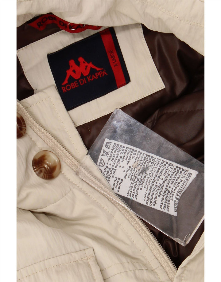 Giacca imbottita da uomo Kappa UK 42 XL Beige poliestere