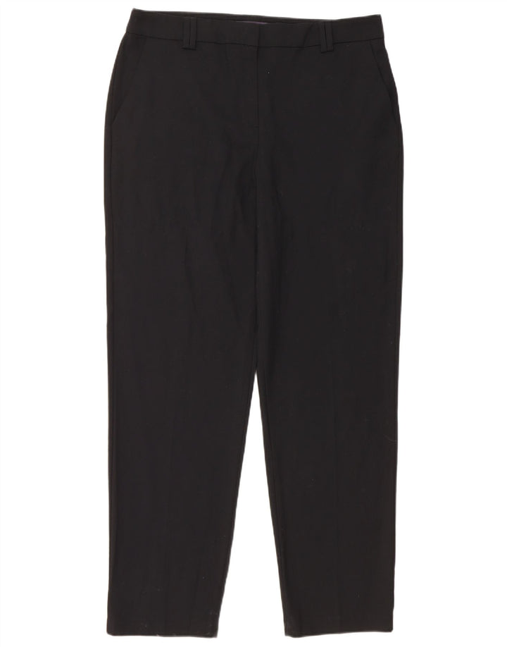 Pantaloni chino da donna Marks & Spencer UK 12 medi W34 L29 neri