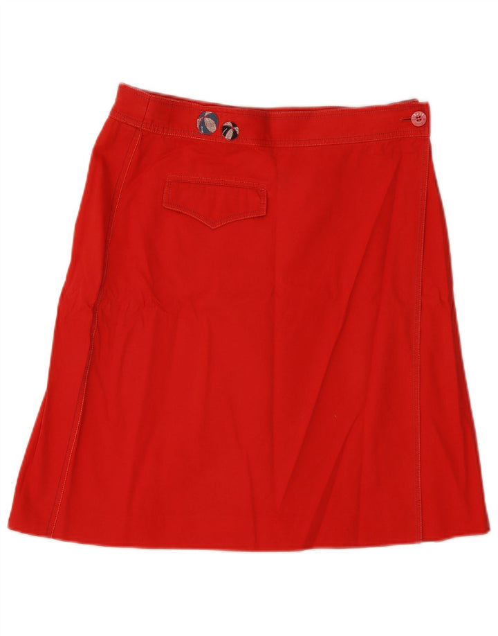 LES COPAINS Womens A-Line Skirt W28 Medium  Red