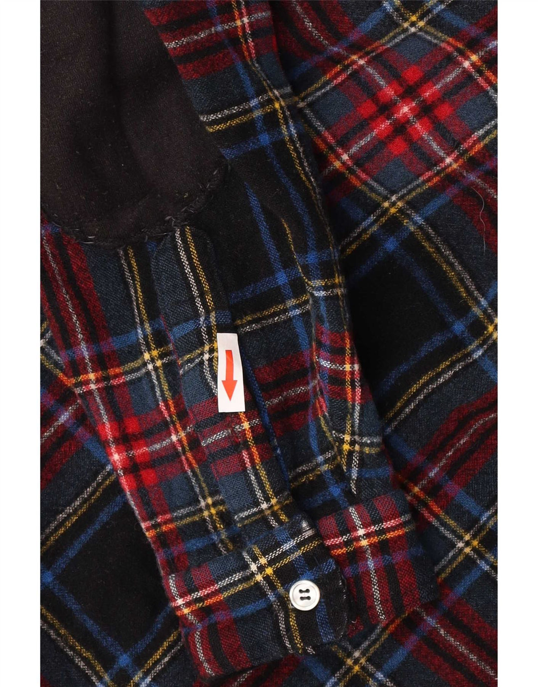Camicia da uomo in flanella Club Room, lana a quadri multicolore grande