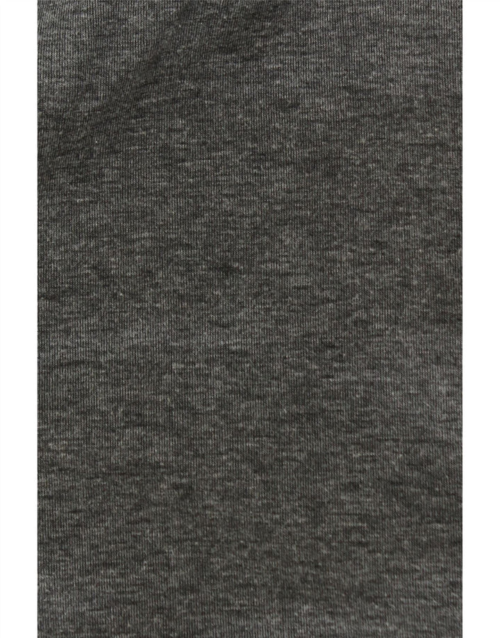 Maglione con cappuccio e zip da uomo Russell Athletic 2XL poliestere grigio