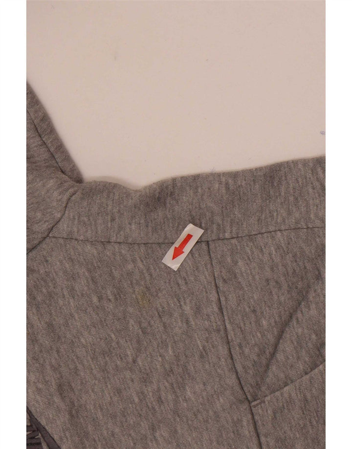 Giacca da tuta da donna Nike UK 10/12 Cotone chiazzato grigio medio