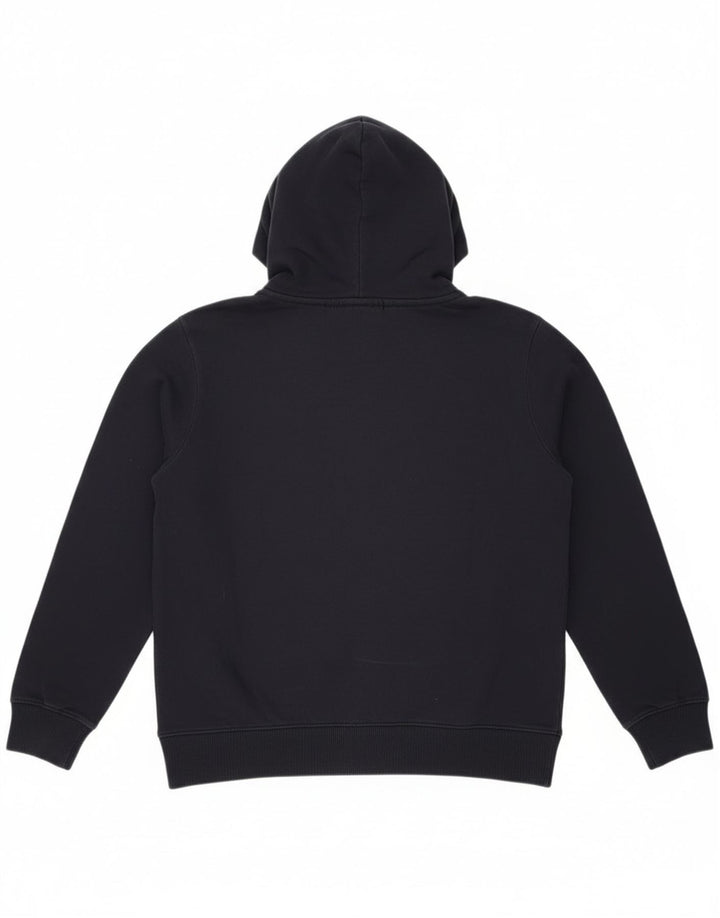 Maglione con cappuccio da uomo Napapijri medio in cotone blu navy