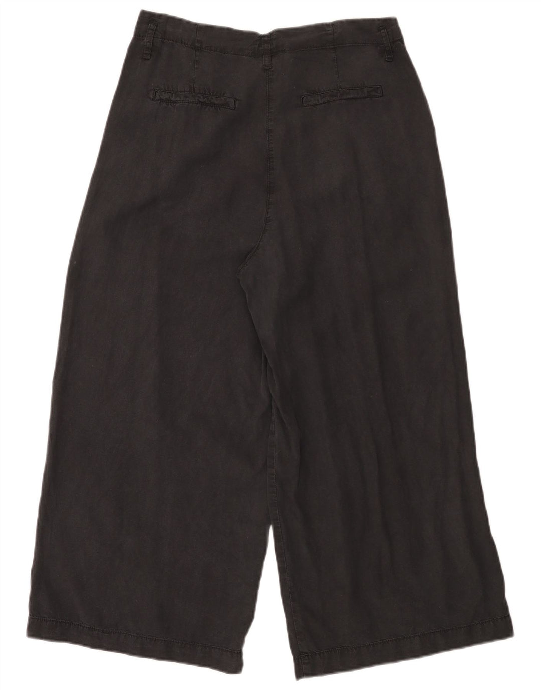 Pantaloni capri da donna a gamba larga Dack's IT 44 medio W30 L23 Tencel nero