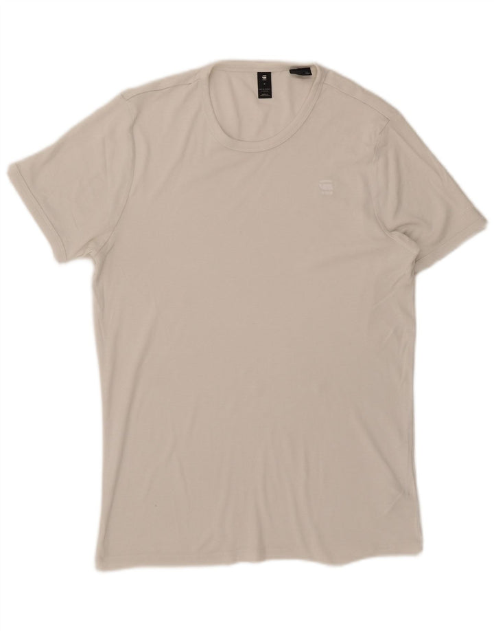 T-shirt da uomo G-Star Top in cotone bianco medio
