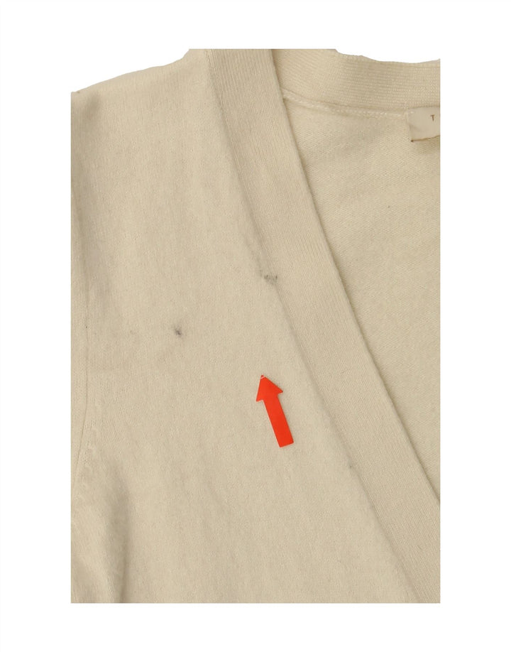 TED BAKER Womens Crop Cardigan Sweater Size 1 XS Off White Wool Vintage Ted Baker and Second-Hand Ted Baker from Messina Hembry 