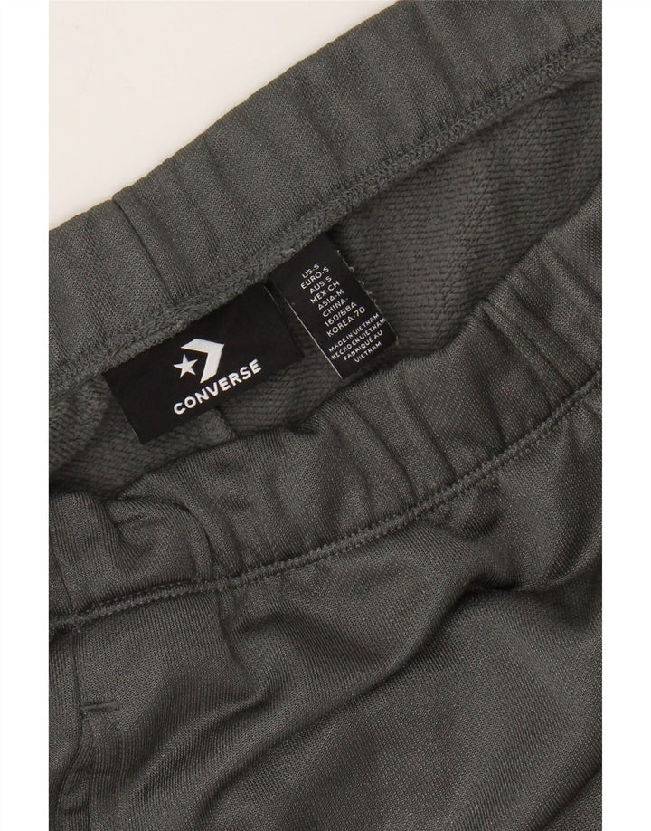 CONVERSE Pantaloni da tuta da uomo Chuck Taylor Joggers piccoli in cotone grigio