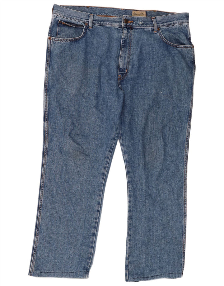 Jeans dritti da uomo Wrangler Texas W40 L28 blu