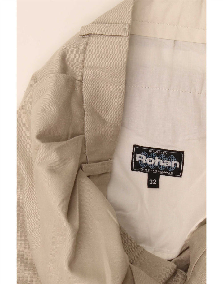 Pantaloni da abito con pegging da uomo Rohan W32 L28 Beige