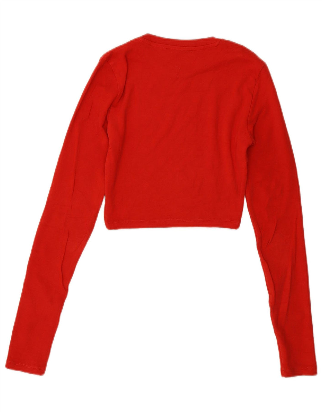 Top corto da donna Zara a maniche lunghe UK 8 piccolo rosso