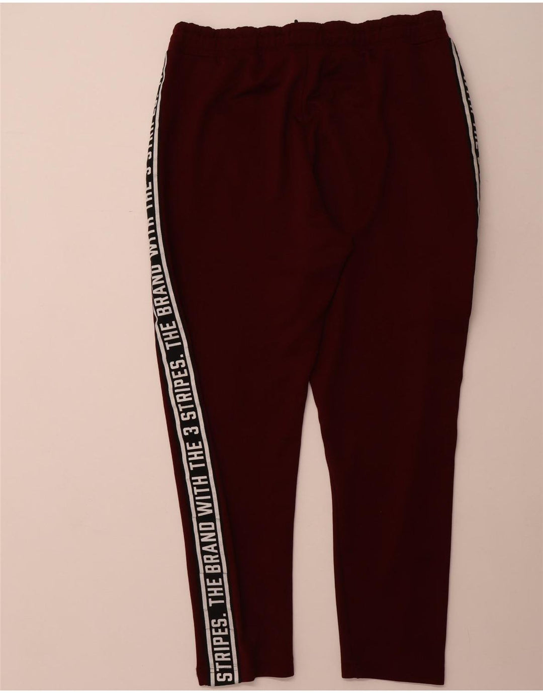 Pantaloni da tuta con grafica ADIDAS da uomo XL Poliestere color block bordeaux