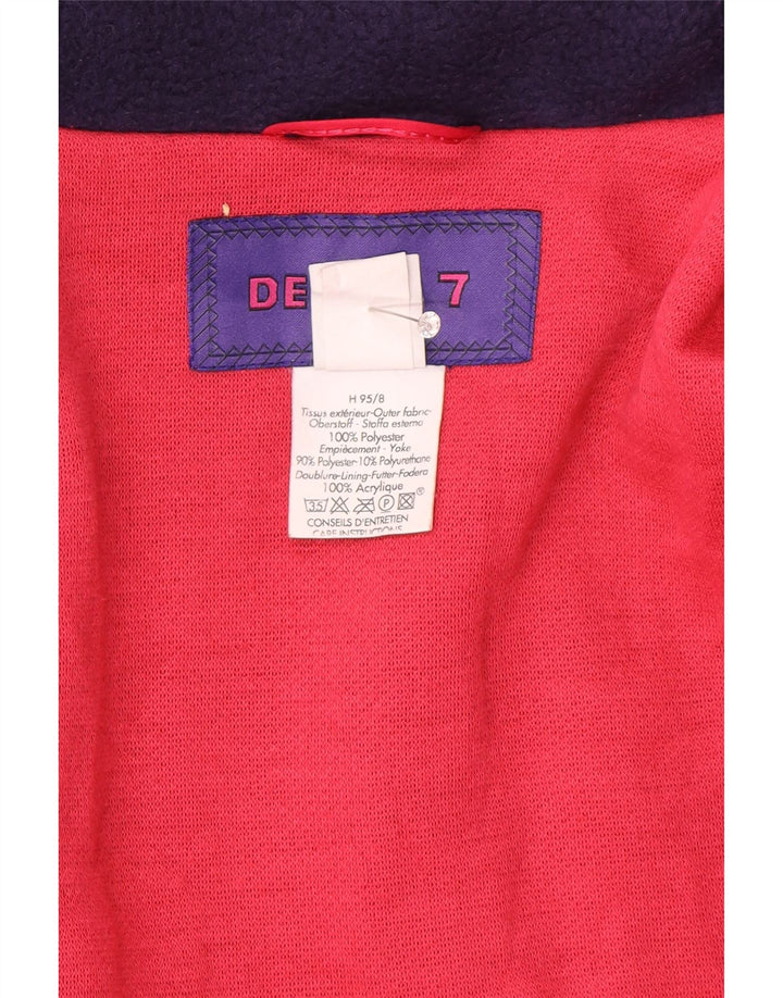 Giacca da sci da uomo con cappuccio Degre 7 IT 52 XL Poliestere color block blu navy