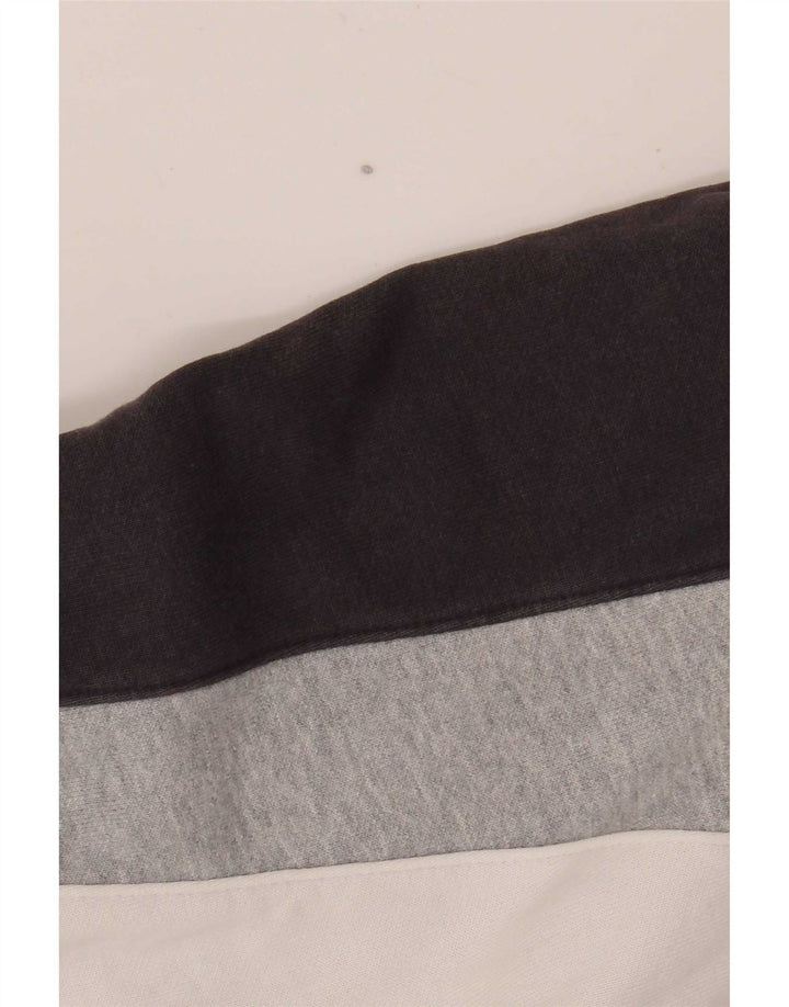 Giacca da tuta da uomo Champion in cotone color block bianco medio