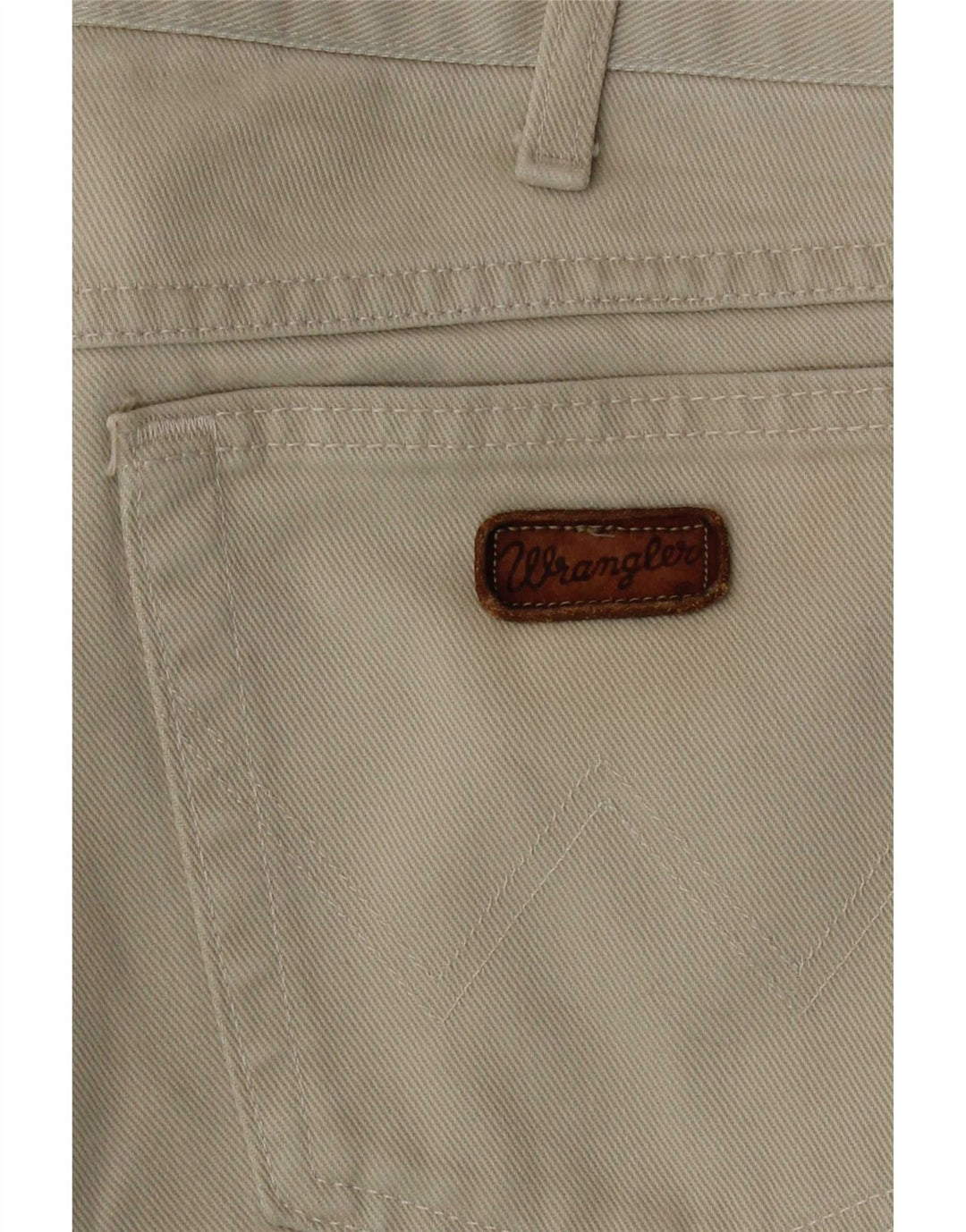 Jeans dritti regolari da uomo Wrangler W34 L31 cotone verde