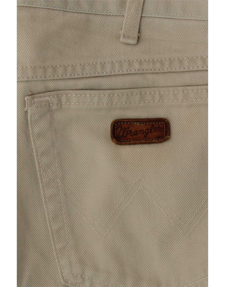 Jeans dritti regolari da uomo Wrangler W34 L31 cotone verde
