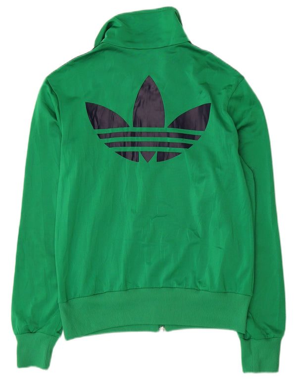 Giacca da ginnastica grafica da donna Adidas IT 42 poliestere verde medio