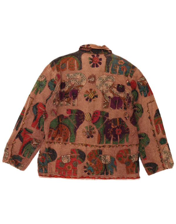 Borsone oversize da donna ORVIS UK 14 Marrone medio Stampa animalier