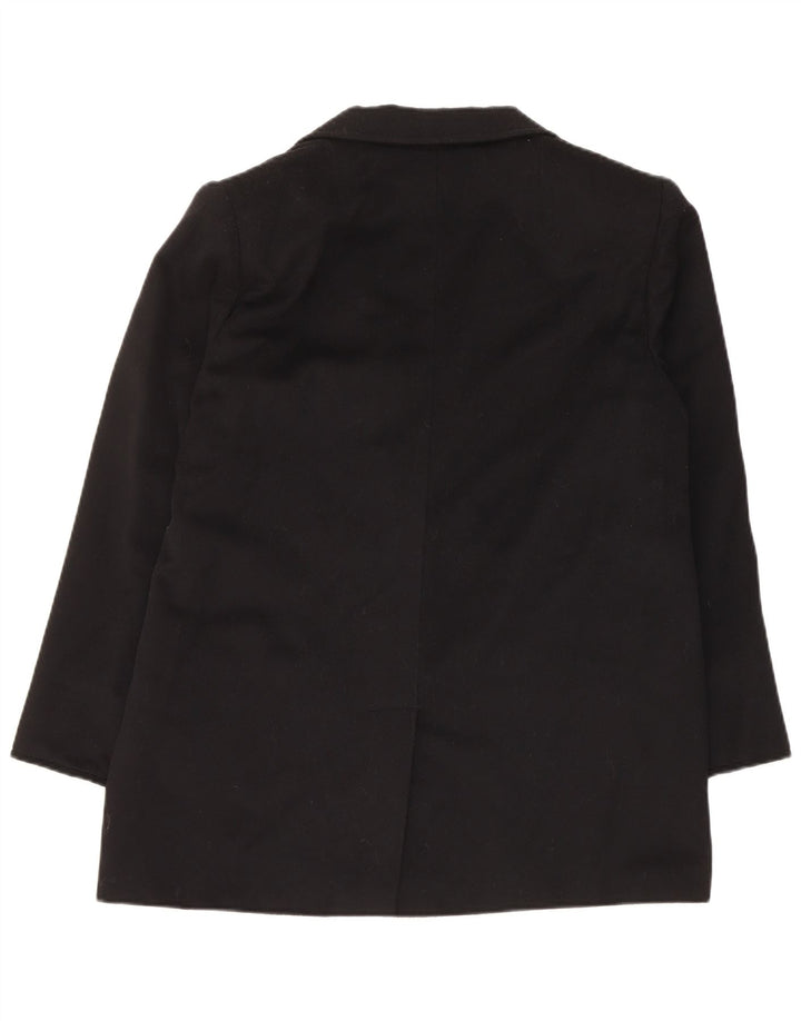 Giacca blazer da donna a 2 bottoni Marina Rinaldi taglia 21 media in lana nera