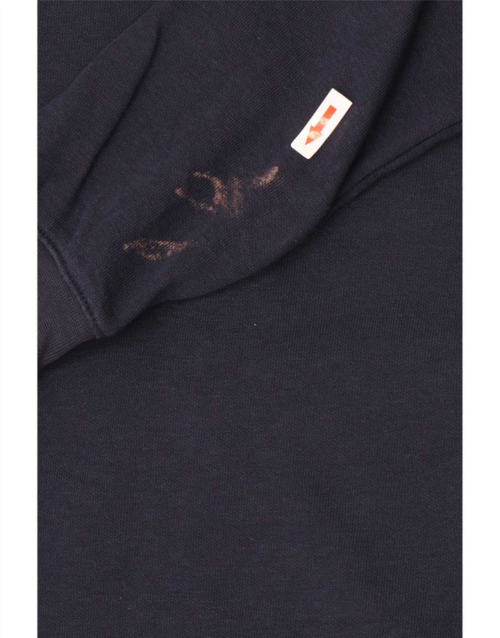 Giacca da ginnastica da donna Champion UK 10 piccola in cotone blu navy