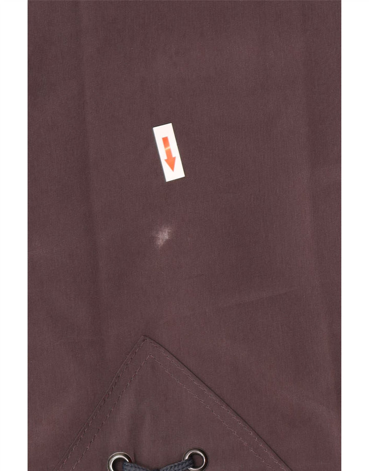 Soprabito oversize da donna vintage UK 18 XL Marrone