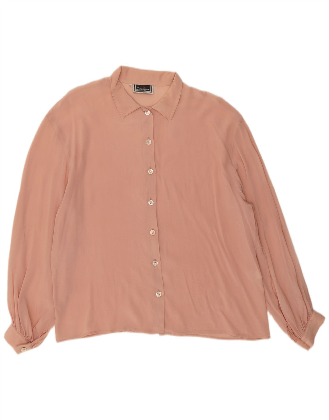 Luisa Spagnoli Camicia Camicetta Donna IT 46 Large Rosa Acetato