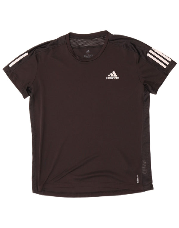 Maglietta Adidas Aeroready da uomo, grande, in poliestere nero