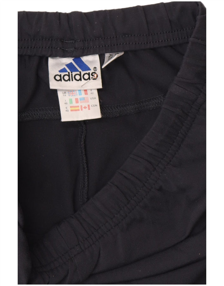 Pantaloni da tuta da donna ADIDAS UK 14 Large Grigio Poliestere