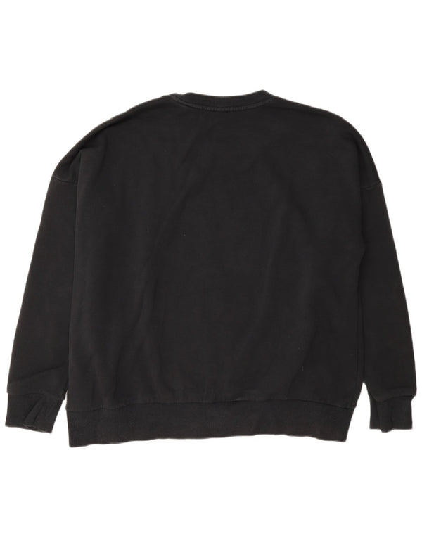 Felpa grafica da donna Adidas Jumper UK 20/22 XL cotone nero