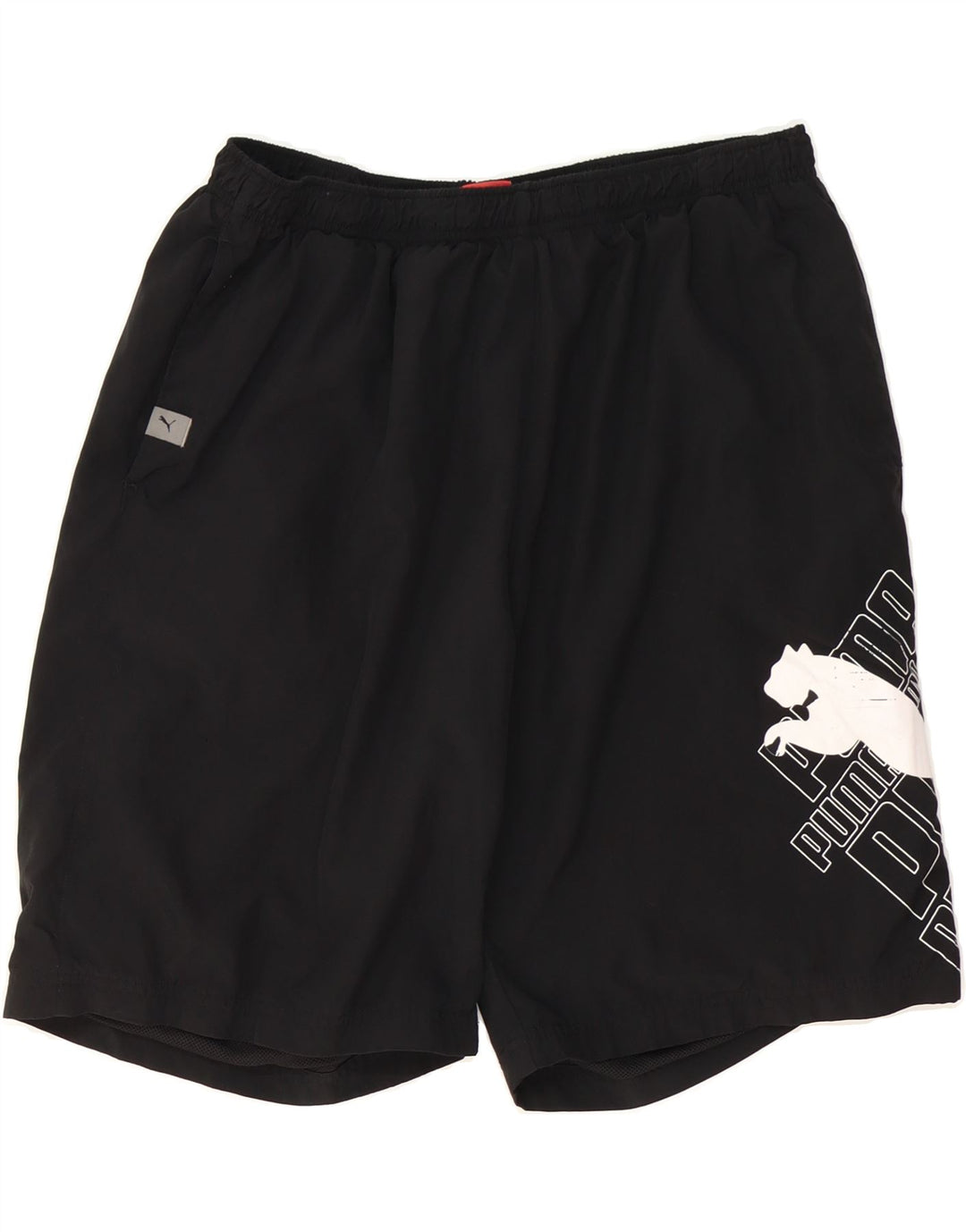 PUMA Mens Graphic Sport Shorts XL  Black Polyester Vintage Puma and Second-Hand Puma from Messina Hembry 