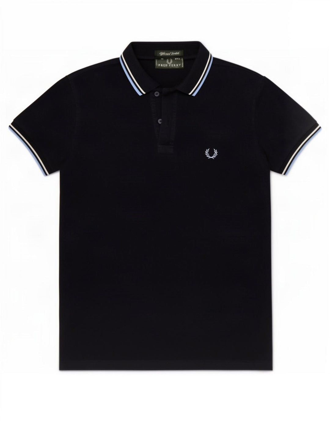 Polo da uomo Fred Perry piccola in cotone blu navy