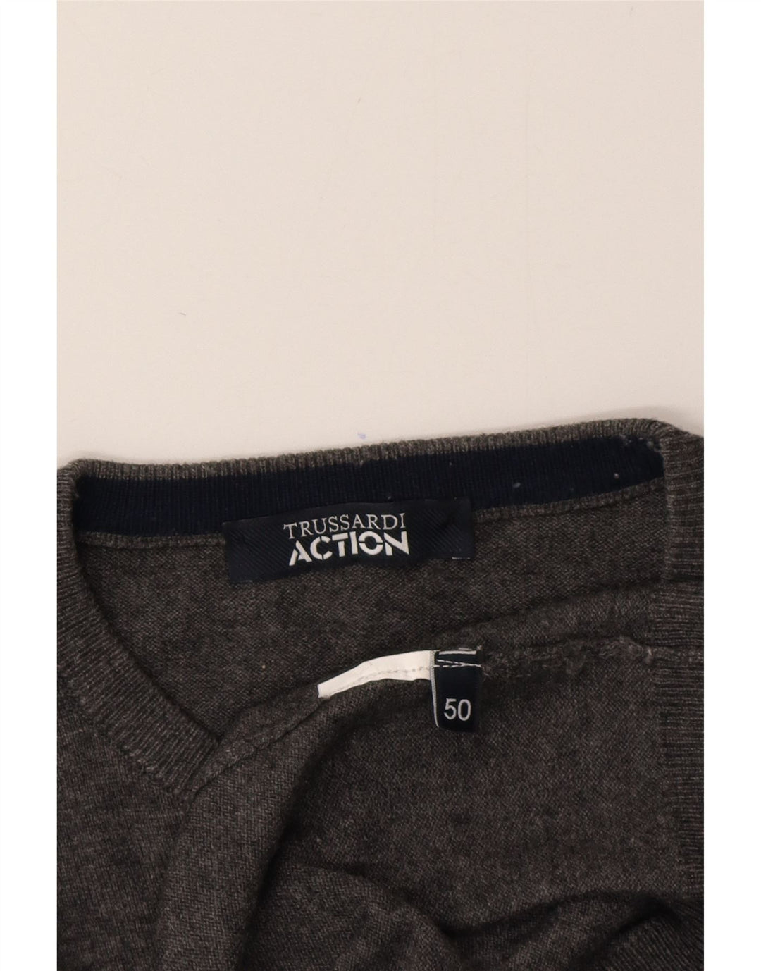 Maglia Uomo Girocollo Trussardi IT 50 Grigio Medio