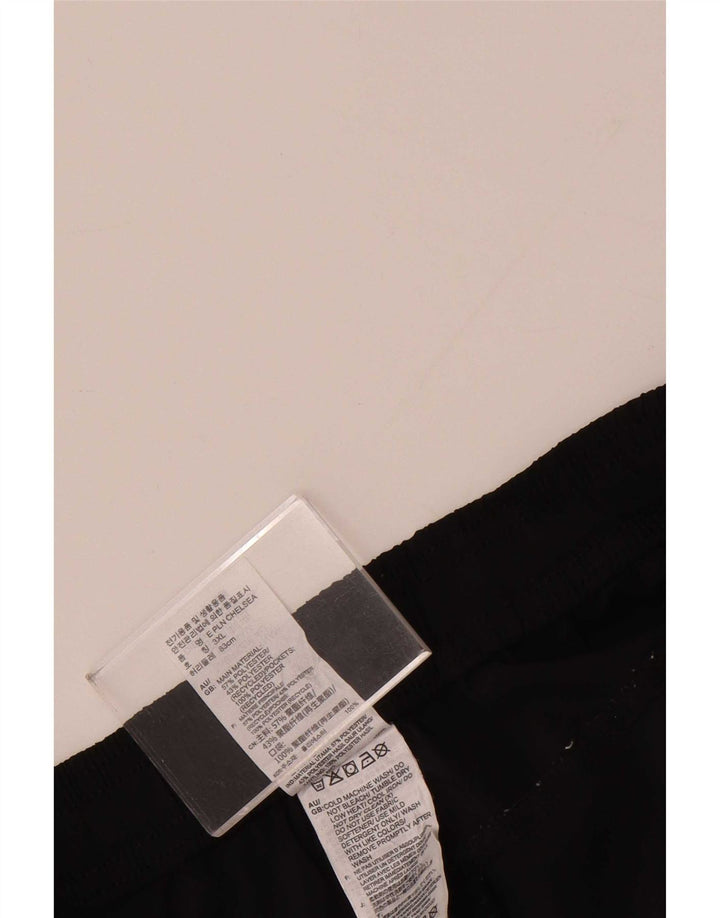 Pantaloncini sportivi da uomo Adidas grandi in poliestere nero