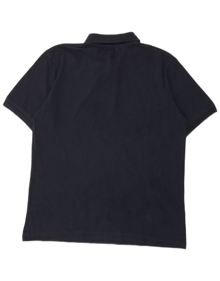 Polo Kappa da uomo XL in cotone blu navy